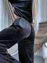 PLUS SIZE velvet set "TODAY 119769" - BLACK